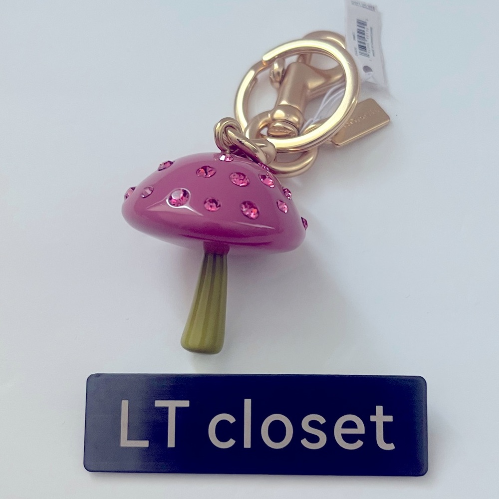NWT Coach Outlet Coach X Observed By Us Mushroom Bag Charm - Picture 3 of 10